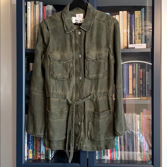 Ag Adriano Goldschmied Jackets & Blazers - NWT Adriano Goldschmied Distressed Army Jacket